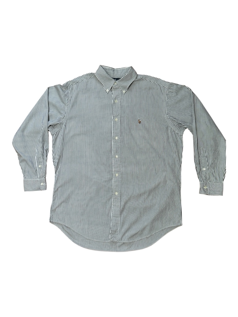 Polo by Ralph Lauren Navy & White Stripe Button-Down Shirt